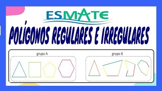 12 POLÍGONOS REGULARES E IRREGULARES  5° GRADO [upl. by Lebasiram]