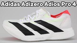 Adidas Adizero Adios Pro 4  World Athletics List 2024  Upcoming Release newshoes runningshoes [upl. by Naesed]