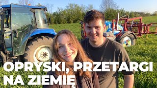 Przetargi na ziemię… opryski Vlog z Wercią [upl. by Adranoel941]