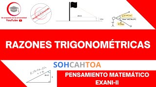 RAZONES TRIGONOMÉTRICAS  PENSAMIENTO MATEMÁTICO  EXANIII 2024 [upl. by Helgeson]