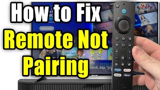 How to Fix Fire Stick Remote Not Pairing  Full Guide [upl. by Netsrak]