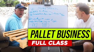 How To Resell Used Pallets  FULL TUTORIAL ft John Wilker  The Simplest Biz [upl. by Eidnyl473]