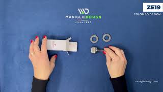 Nottolino per Porta ZE19 Colombo Design Zero Evolution Unboxing  Manigliedesigncom [upl. by Yzdnil]