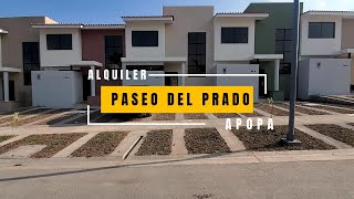 ALQUILER CASA RESIDENCIAL PASEO DEL PRADO MODELO AZUCENA CON AREA DE SERVICIO PRIVADO APOPA [upl. by Naujat943]