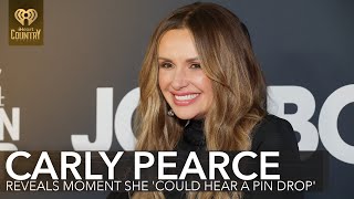 Carly Pearce Reveals Moment She Could Hear A Pin Drop On Stage  Fast Facts [upl. by Einattirb]