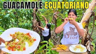 Hoy prepare guacamole con patacones en el campo NATHALIA [upl. by Netta]