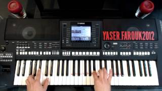 تعليم الاورج  عزف  ذهب ذهب وليد الشامي  تعليم الاورج  ياسر درويشة  YAMAHA PSR A3000 [upl. by Netsyrc]