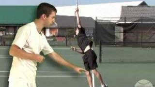 Tennis Lesson Serve Step 8  Follow Through [upl. by Olethea]