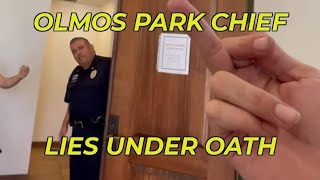 WATCH FORMER OLMOS PARK POLICE CHIEF LIE UNDER OATH [upl. by Nomaid]