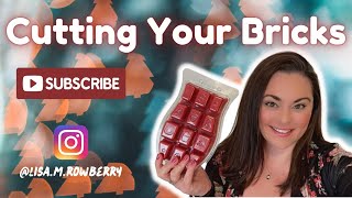 Scentsy Brick 101  Cutting Your Scentsy Bricks [upl. by Nais105]