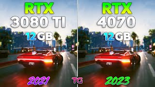 RTX 4070 vs RTX 3080 Ti  Test in 10 Games [upl. by Reppart]