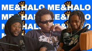 Halo amp 2 Chainz host Lil Meech from Tv hit show BMF as they talk father son relationship acting etc [upl. by Emlin]