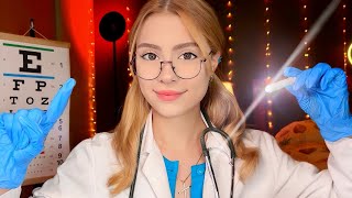 ASMR DETAILED Cranial Nerve Exam FOR SLEEP 👩‍⚕️ Accurate Eye Exam Face Test Medical Roleplay 😴 [upl. by Dunton]