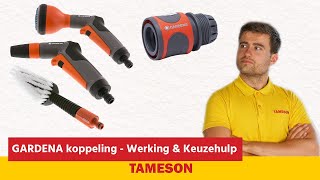 GARDENA tuinslangkoppeling  Werking amp Keuzehulp  Tameson [upl. by Calia]