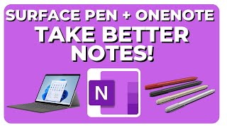 How to Use Surface Pen amp OneNote to Take Notes 2023 [upl. by Adnorrehs15]