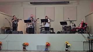 Quesnel band Playing at the Cluculz Lake country Music Jamboree 2024 [upl. by Haletta185]