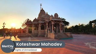 Koteshwar Mahadev Temple  On Sabarmati River  Shiva Temple  Ahmedabad  MeriCity [upl. by Mercedes]