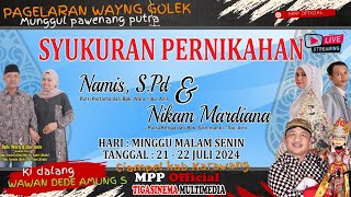 🛑Live Wayang Golek MPP II DlWawan Dede AS II DsKutanagarai  CiampelKarawang II Minggu210724 [upl. by Normi]