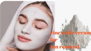 zinc oxide cream for instent skin glowamp tan removed [upl. by Triley741]