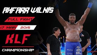 Kickboxing Roman Kryklia vs Jahfarr Wilnis FULL FIGHT2015 [upl. by Ardeen]