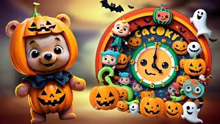 Hickory Dickory Dock The Bear Run Up The Clock  👻Halloween Animal Songs  Hickory Dickory Dock [upl. by Fee]