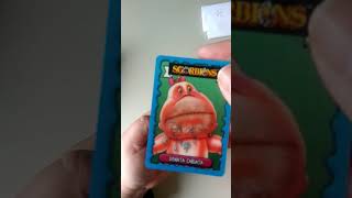 Sgorbions lenticular blu card Italy 2018  Topps  Garbage pail Kids [upl. by Aleusnoc536]