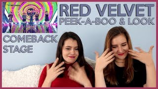 RED VELVET  PEEKABOO amp LOOK MUSIC BANK PERFORMANCE REACTION [upl. by Hake]