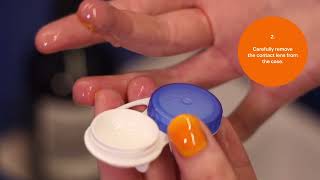 How to insert contact lenses easily and properly [upl. by Cleve]