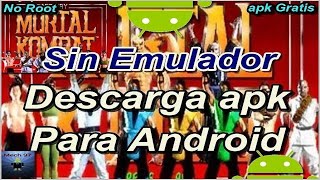 Descarga Clásico Mortal Kombat 1 apk Para Android Sin Emulador Gratis Full [upl. by Novaelc227]