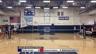 2024 Yorba Linda High School Girl’s Varsity Volleyball CIF Div 2 102324 YLHS vs Newport Harbor [upl. by Justinn]