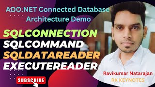 2 Console App with Connected ADONET Architecture using SQL Server  Visual Studio 2022 [upl. by Aldo]