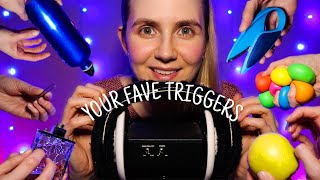 ASMR Doing Your Top 20 Favorite Triggers [upl. by Mathi]