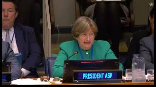 22nd session of the Assembly of States Parties opens in New York [upl. by Ecirtael]