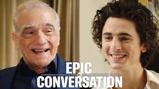 Timothée Chalamet amp Martin Scorsese Have an Epic Conversation  GQ [upl. by Anaiv]