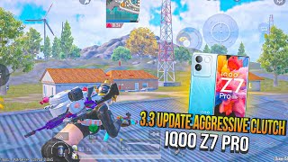 BGMI 33 UPDATE AGGREGATE CLUTCH 😱 IQOO Z7 PRO GAMING REVIEW 2024💫 [upl. by Sonny]