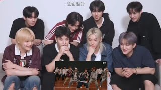 SKZ React To Run BTS Offical MV [upl. by Aehc]