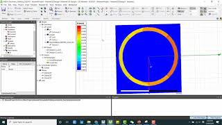 Magnetic flux density and permeability plot in ANSYS Maxwell [upl. by Terr46]