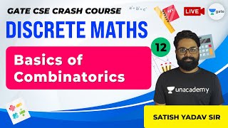 Basics of Combinatorics  Lec 12  Discrete Mathematics  GATE CSE 2021 Exam [upl. by Chloris]