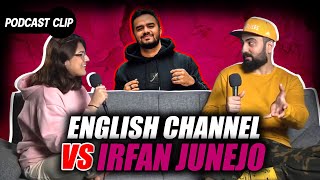 English Channel Vs Irfan Junejo  Momina Munir  Momo Talks  Clip [upl. by Farrah]