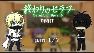 Owari No SeraphSeraph Of The End React  Part 12 [upl. by Hnao]