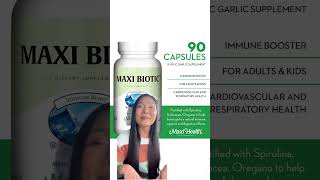 Maxi Health Maxi Biotic Aged Garlic Extract Capsules 90 Count [upl. by Cesaria94]