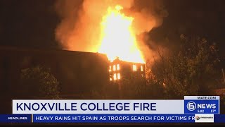 Knoxville College fire [upl. by Frierson]