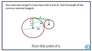 The Length of the External Tangent of a Circle [upl. by Faline89]