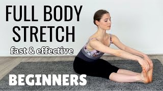 Stretches for the Inflexible Beginner Full Body Flexibility Routine [upl. by Kai]