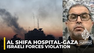 Al Shifa doctor Israeli forces detained several medical staff during a raid on the hospital [upl. by Niall205]