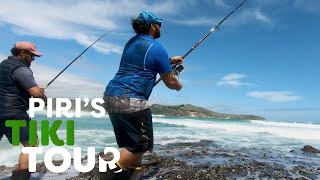 Surfcasting in Hokianga New Zealand  Piris Tiki Tour  S2 Ep 2 [upl. by Paske42]