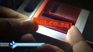 TruCUT Lite Vertical 40W CO2 Laser Engraving Machine Engraving on 4mm Perspex and Making a Cut Out [upl. by Wheelwright]