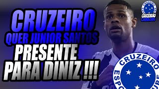 Cruzeiro quer ‘presentear’ Diniz e insiste por contratação de Júnior Santos do Botafogo [upl. by Atteuqnas]