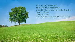 Fairest Lord Jesus with lyrics Sung by Steve Green [upl. by Kelcey]