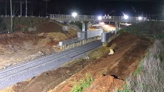 Our work Wyndham Avenue bridge track lower at Forbes NSW – September 2024 [upl. by Uball294]